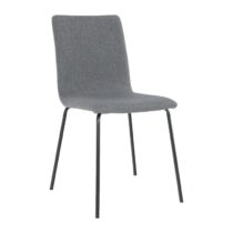 Jedálenská stolička, tmavosivá/čierna, RENITA R1, rozbalený tovar