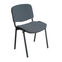 Kancelárska stolička, sivá, ISO NEW C26, poškodený tovar