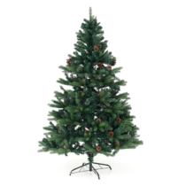 3D vianočný stromček so šiškami, zelená, 180cm, CHRISTMAS TYP 7 R1, rozbalený tovar