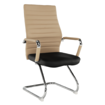 Zasadacia stolička, béžová/čierna, DRUGI TYP 2 R1, rozbalený tovar