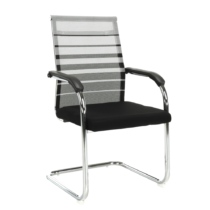 Zasadacia stolička, sivá/čierna, ESIN, poškodený tovar