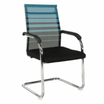 Zasadacia stolička, modrá/čierna, ESIN P1, poškodený tovar