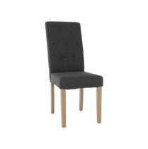 Jedálenská stolička, sivá/svetlý buk, JANIRA NEW R1, rozbalený tovar