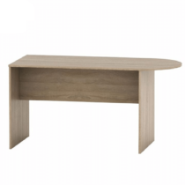 Zasadací stôl s oblúkom 150, dub sonoma, TEMPO ASISTENT NEW 022 R1, rozbalený tovar