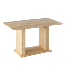 Jedálenský stôl, dub sonoma, 138x79 cm, LENOTO