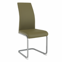 Jedálenská stolička, olivovozelená/sivá, NOBATA, rozbalený tovar