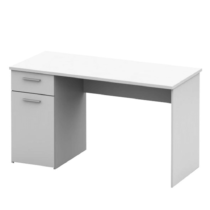 Písací stôl, biela, EGON R1, rozbalený tovar
