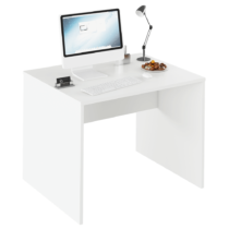 Písací stôl, biela, RIOMA TYP 12