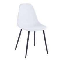 Jedálenská stolička, biela, TEGRA TYP 2