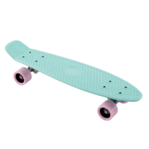 Skateboard, pennyboard, neomint/ružová, TESAL