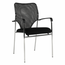 Zasadacia stolička, čierna, UMUT, rozbalený tovar